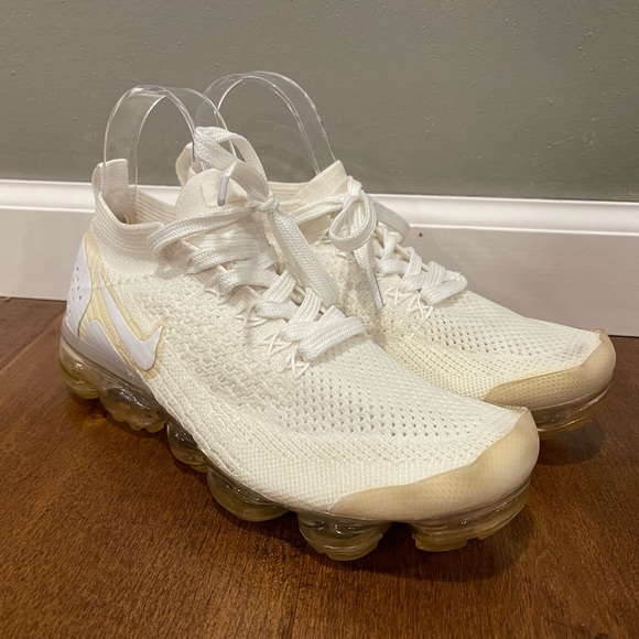 Nike Air VaporMax 2 White Pure Platinum 942843-100 Ladies Shoes - Women’s 8 - Picture 3 of 9